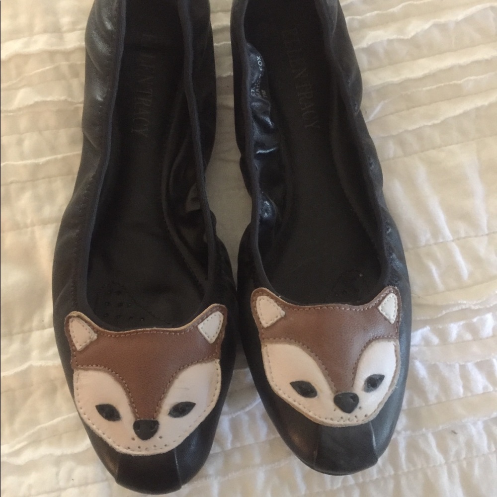 Ellen Tracy Ballerina Shoe with Fox 🦊 Detail